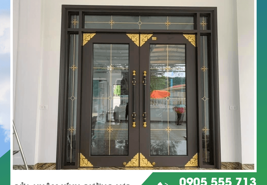 Cửa nhôm kính cường lực bền đẹp, hiện đại cho mọi công trình