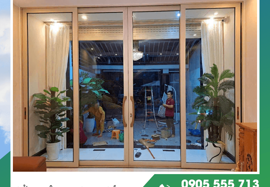 Cửa nhôm Xingfa 4 cánh – Giải pháp mở rộng không gian sống hiện đại, sang trọng